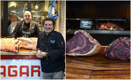 Los deliciosos txuletones de carne de buey