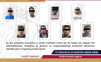 Detienen a banda criminal integrada por migrantes de Guatemala y Honduras en Macuspana, Tabasco; les decomisan armas y drogas