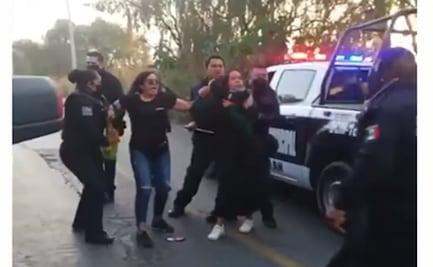 Detienen a mujeres en protesta por feminicidio de Ámbar