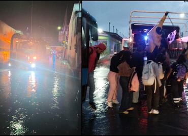 Fuertes lluvias dejan el Estado de México inundado; varios autos terminaron varados