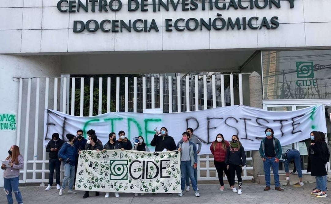 Los estudiantes acordaron que las instalaciones del CIDE en Aguascalientes también fueron tomadas por la comunidad estudiantil.