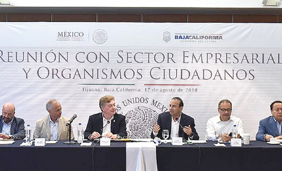 En la Reunión del Grupo de Coordinación de Seguridad Pública del estado el titular de la Segob dijo que el plan de seguridad en BC ha dado resultados. Foto: TOMADA DE REDES