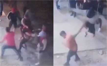 VIDEO: ¡LAMENTABLE! Aficionados de Atlas golpean brutalmente a fanático de Chivas