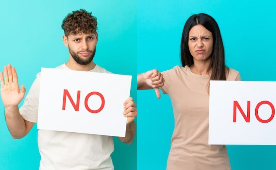 Al aprender a decir "no" construimos relaciones más sinceras con los demás. Fuente: Freepik.