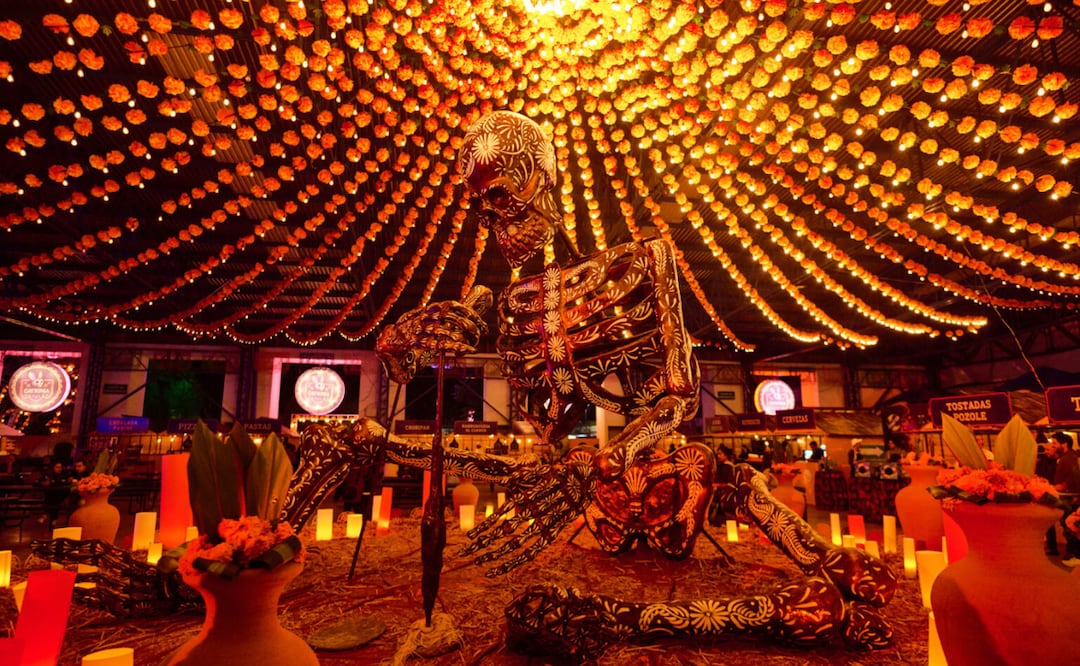 Catrinia convierte las tradiciones de Día de Muertos en una experiencia inmersiva. Foto: Catrinia