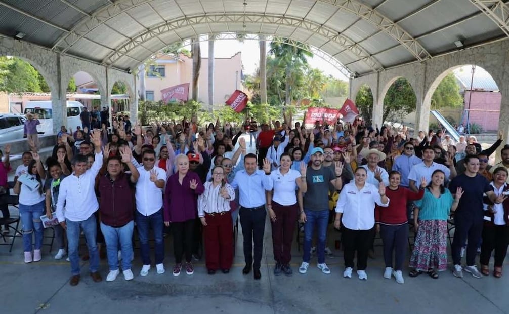 Jornada en Defensa de la Soberanía Nacional en el municipio de Miacatlán (01/02/2026). Foto: Especial