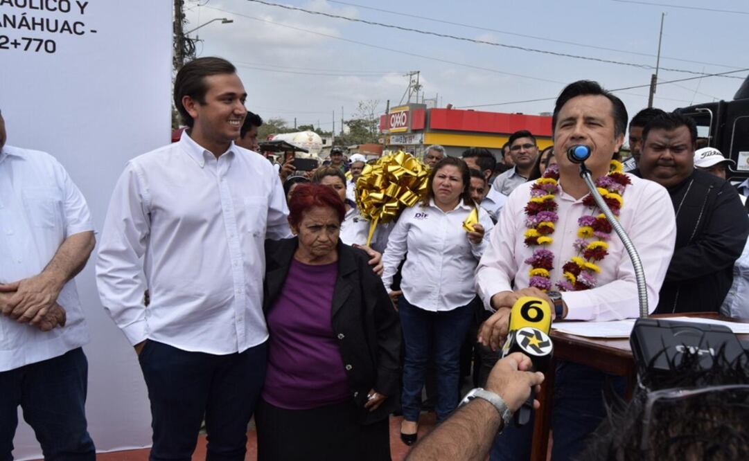El Gobierno de Veracruz inició la reconstrucción carretera en el norte del estado. Foto: Especial