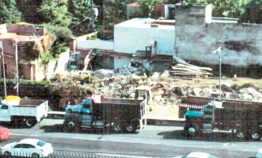 Sobre Paseo de las Lomas se está avanzando con un desarrollo inmobiliario de 22 niveles y tres sótanos. ESPECIAL