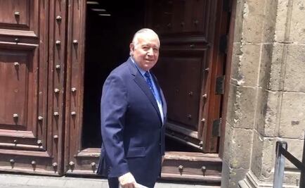 Llegan empresarios a Palacio Nacional para reunión con AMLO