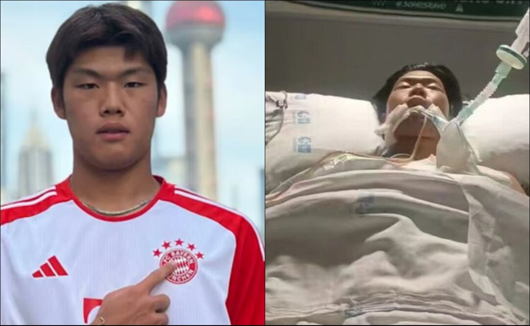 Guo Jiaxuan entrenó con las fuerzas básicas del Bayern Múnich antes de sufrir la muerte cerebral / Foto: Especiales