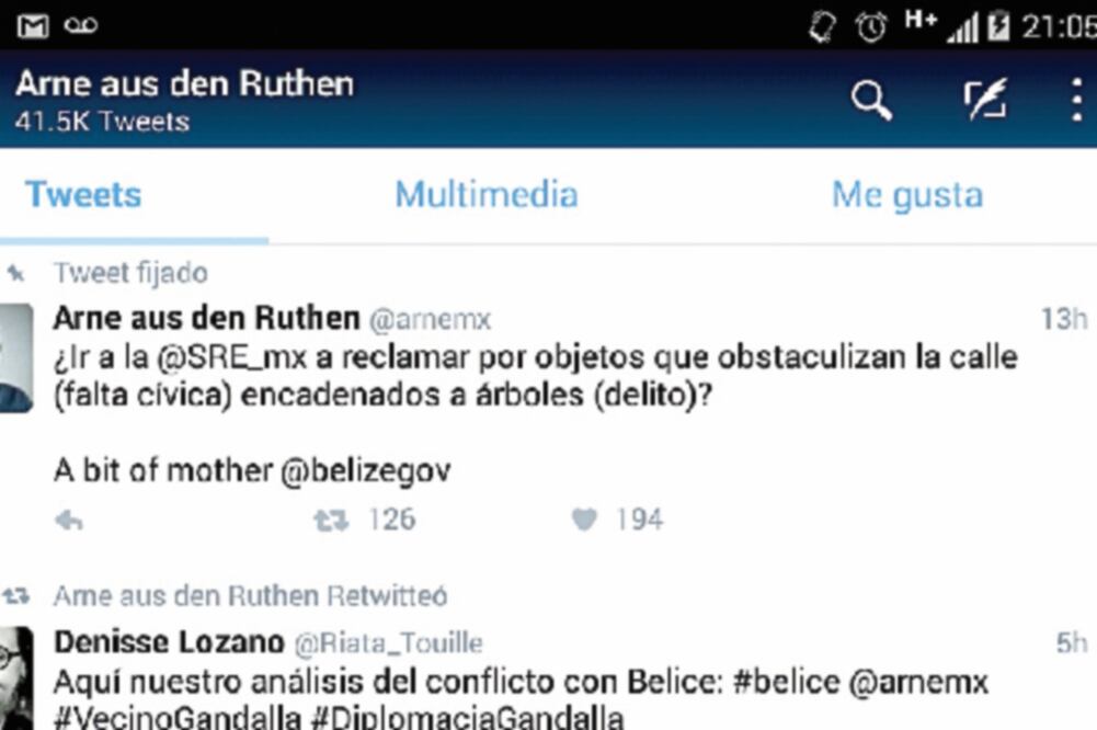 En su página de Twitter, el city manager de Miguel Hidalgo revira contra la embajada de Belice (ARCHIVO EL UNIVERSAL)
