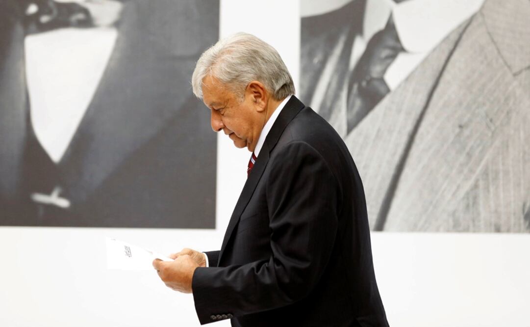 Mexico's president-elect Andrés Manuel López Obrador is pictured after a news conference in Mexico City - Edgard Garrido/REUTERS