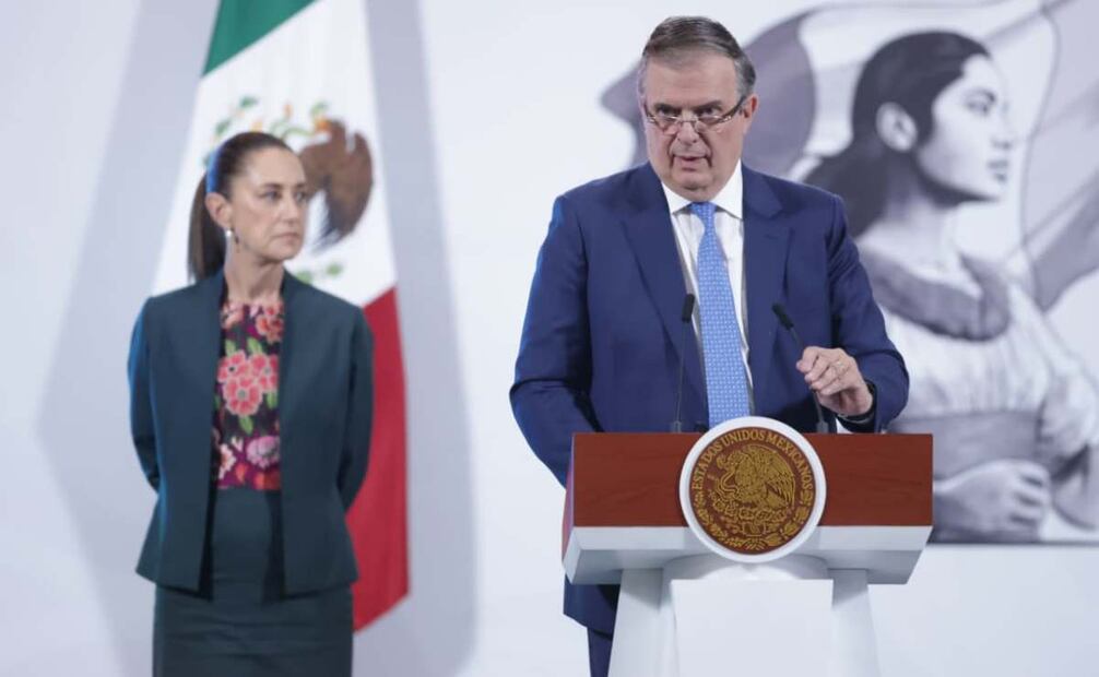 Marcelo Ebrard, secretario de Economía (SE), informó que ya inició la construcción del Polo de Desarrollo del Bienestar en Huamantla, Tlaxcala, y el cual se prevé que se concluya el 28 de febrero del próximo año, por lo que será el primero que se inauguré. Foto : Fernanda Rojas / EL UNIVERSAL