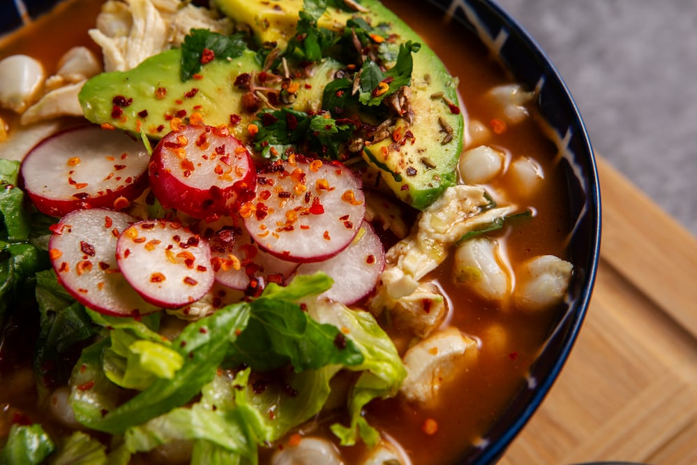 Pozole, uno de los platos típicos para celebrar el día de la Independencia.
