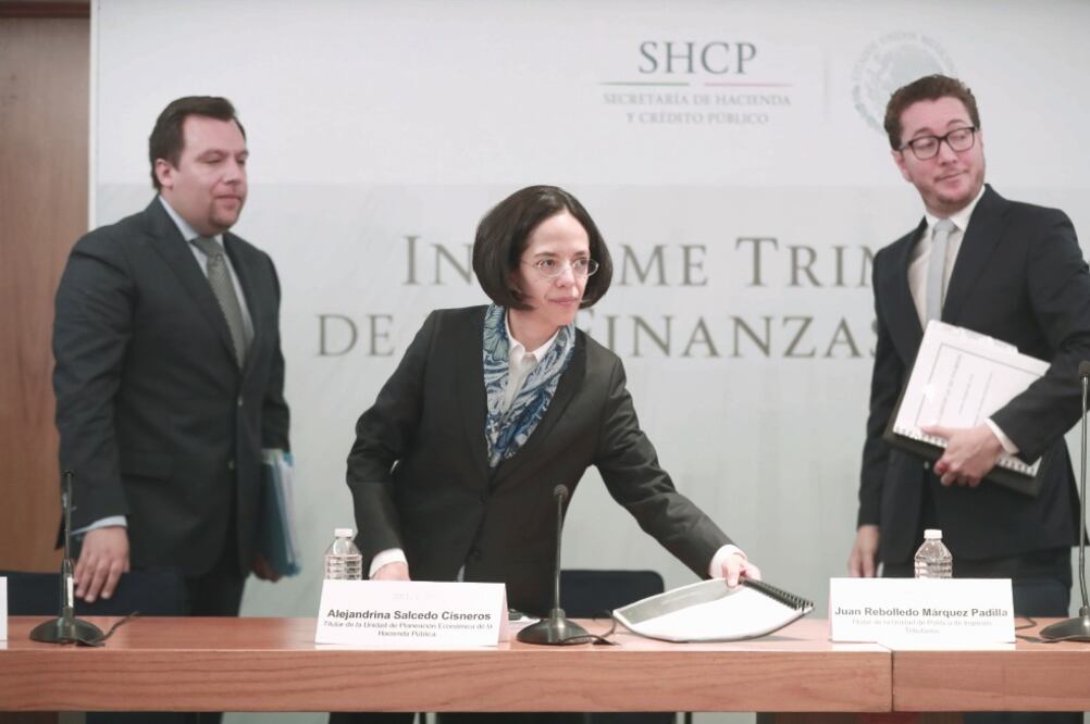 En su primera aparición pública como economista en jefe de la SHCP, Alejandrina Salcedo dijo que México tiene sólidos fundamentos macroeconómicos. (ALEJANDRA LEYVA. EL UNIVERSAL)
