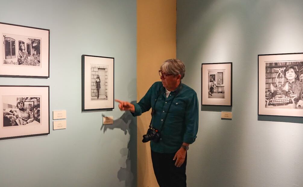 Recorrido de la exposición Imagen del hechizo de Barry Domínguez, en el Museo José Luis Cuevas.Foto: Hugo Salvador/ El Universal.