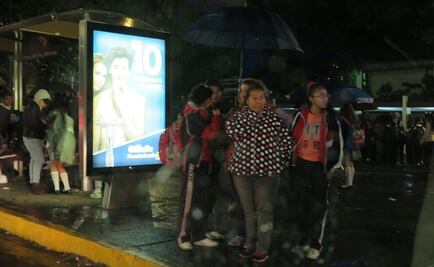 Reportan granizo en Ángel de la Independencia; llueve en 7 delegaciones 