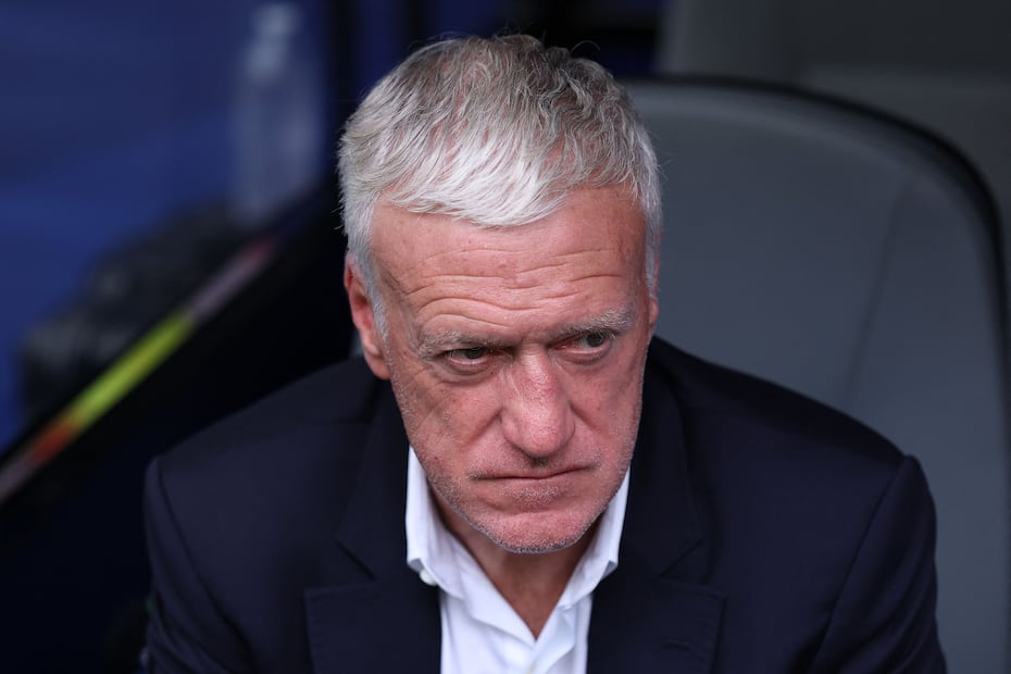 Didier Deschamps en su último partido con la selección de Francia, durante el duelo por el tercer lugar en el Mundial de 2026 - Foto: AFP