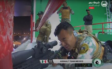 Elementos del Ejército participan en desafío SWAT de los Emiratos Árabes Unidos