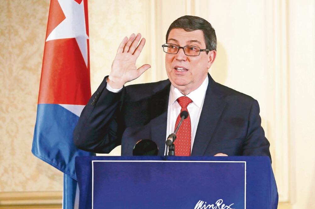El canciller cubano, Bruno Rodriguez, advirtió ayer a Estados Unidos que su cambio en las políticas hacia la isla afectará también su lazo con Latinoamérica (LEONHARD FOEGER. REUTERS) 