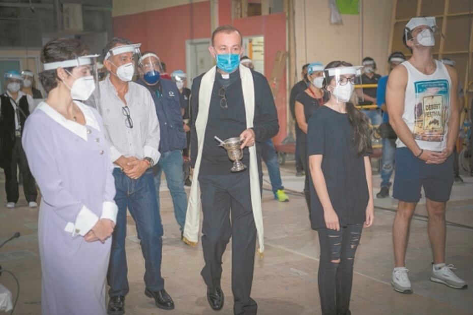 Antes del beso, una prueba Covid