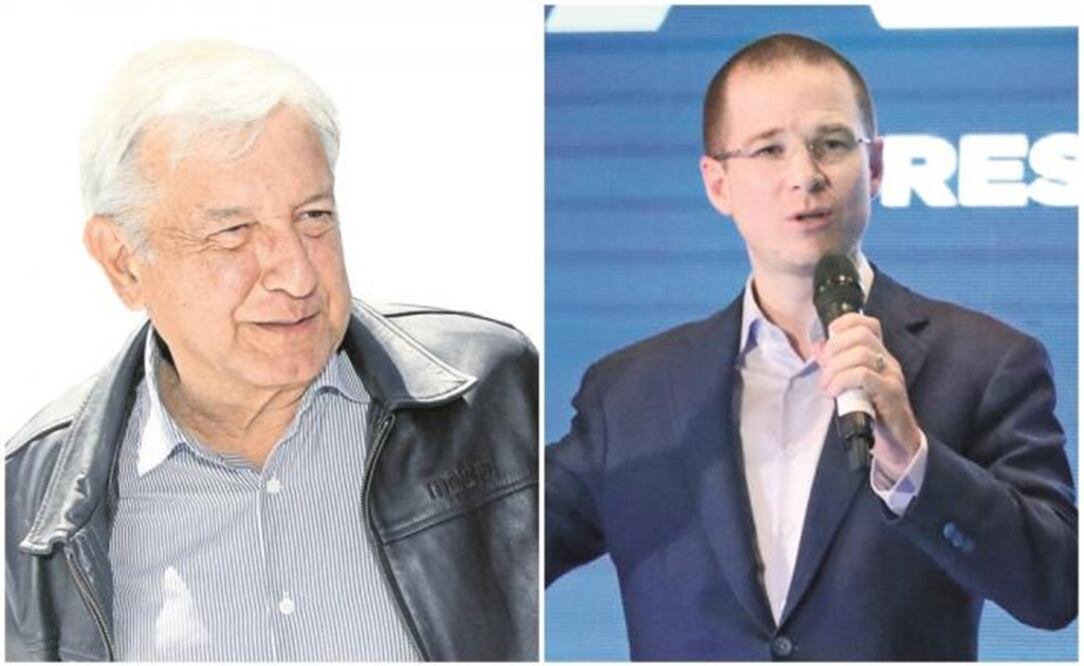 Andrés Manuel López Obrador (left) and Ricardo Anaya (right) - File photo/EL UNIVERSAL