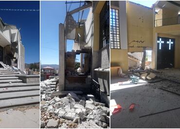 Explosión de pirotecnia en iglesia de Hidalgo deja dos heridos