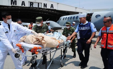 Marina traslada a la CDMX a bomberos hondureños para atención médica