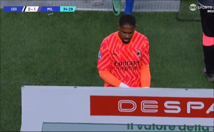 VIDEO: Se suspendió por 10 minutos el partido del Milan por insultos racistas al portero Mike Maignan