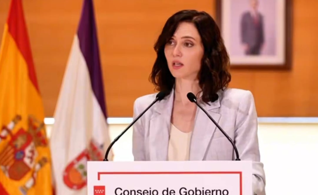 Isabel Diaz Ayuso , presidenta de Madrid. (18/03/26) Foto: Captura de video