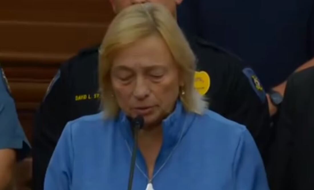 Janet Mills, gobernadora de Maine, confirmó la muerte del sospechoso Robert Card. Foto: tomada de video