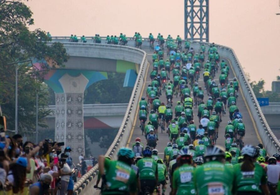 Participan más de mil 500 ciclistas en L'Étape Acapulco de Le Tour de France