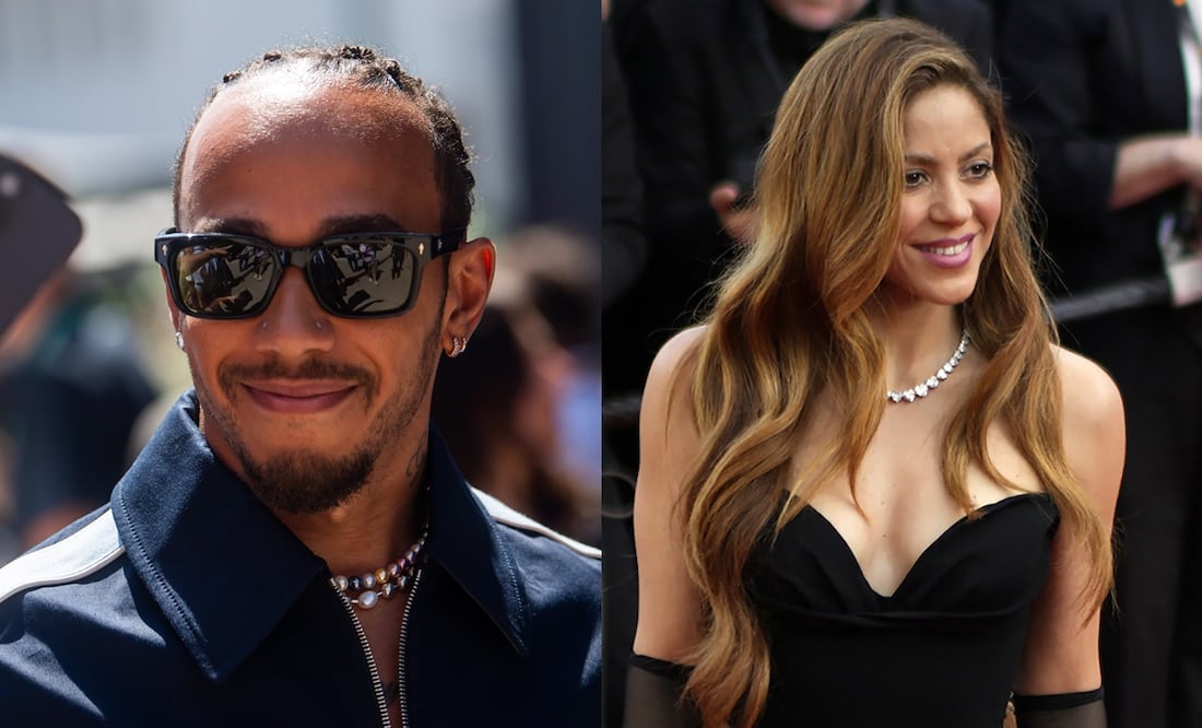 Lewis Hamilton y Shakira - Foto: Especial