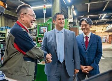 Concreta gobernador nuevas inversiones en Japón