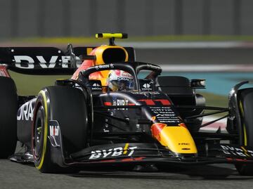Checo Pérez registra el mejor tiempo en la práctica libre 3 del GP de Abu Dhabi