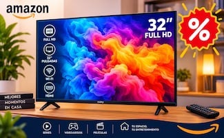 Amazon México rebaja pantalla Cuory Full HD de 32 pulgadas en menos de 2 mil pesos; aprovecha el descuento del 14%
