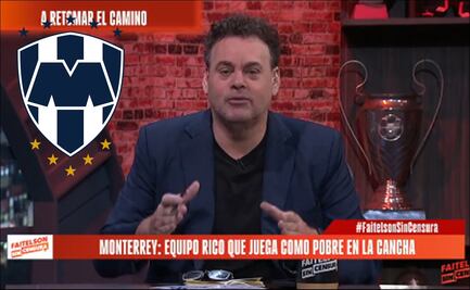 David Faitelson revienta al Monterrey tras perder con el América: Es un equipo rico que juega como pobre