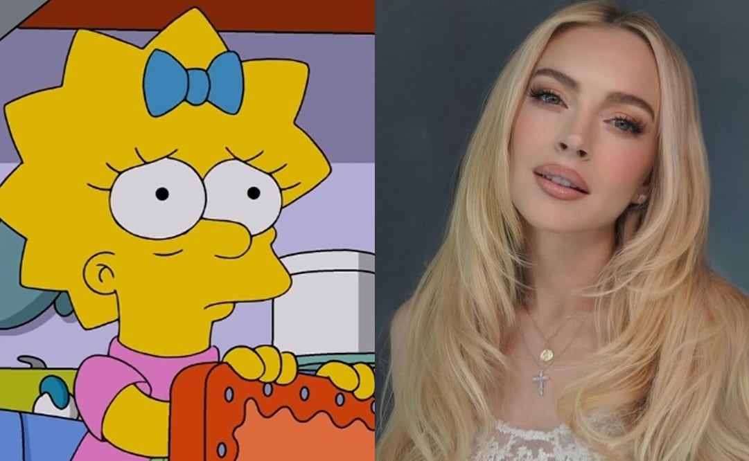 Lindsay Lohan presta su voz a Maggie Simpson. Foto: Instagram oficial.