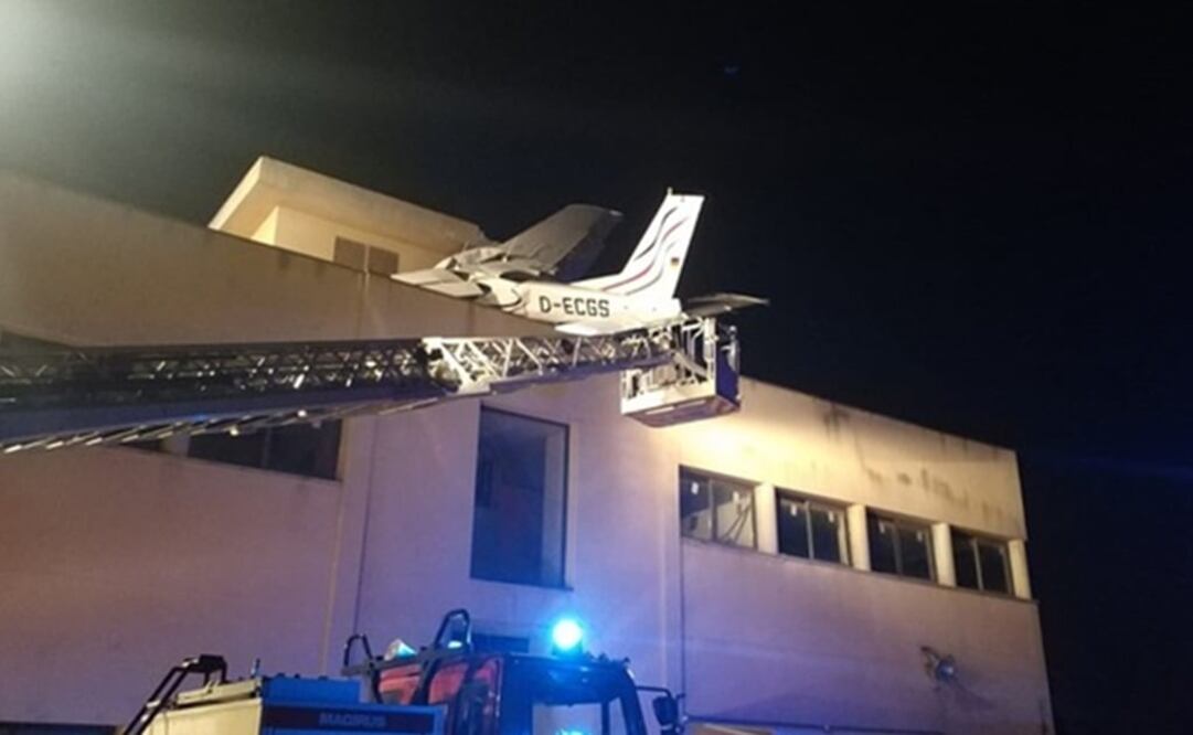 La aeronave no causó daños en la estructura ni tampoco se registró una explosión del combustible. Foto: Europa Press