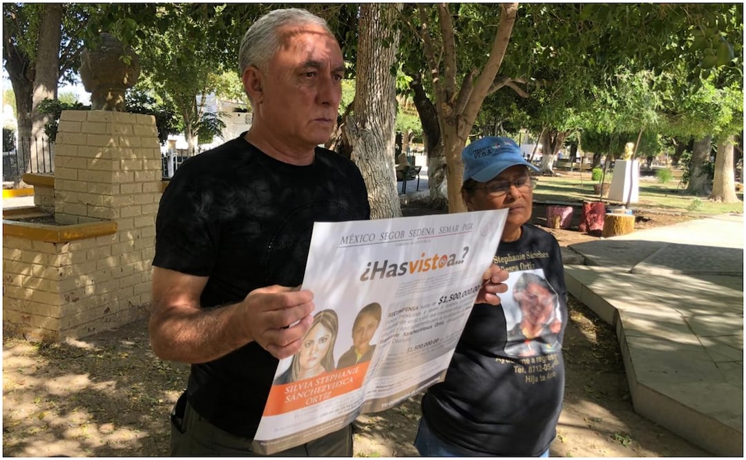 Familiares de Fanny, quien desapareció hace 20 años en Coahuila, exigen avances en el caso de su hija (5/11/2024). Foto: Francisco Rodríguez / EL UNIVERSAL