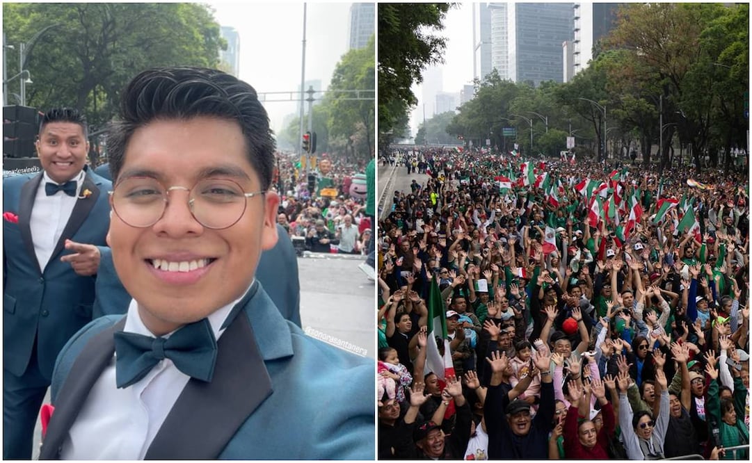 La Sonora Santanera anima con su música el evento de la ola más grande en Paseo de la Reforma. 
Fotos: Instagram/Hugo Salvador EL UNIVERSAL.