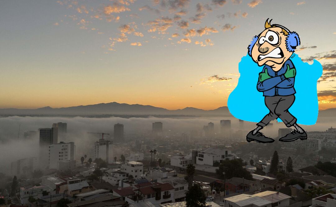 Neblina cubriendo las calles de Tijuana, Baja California. Foto: Cuartoscuro/El Universal