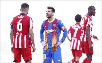 Barcelona y Atlético de Madrid empatan y le dan vida al Real Madrid
