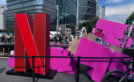 Retira CDMX publicidad del "El Juego del Calamar"en Chapultepec por carecer de permisos; agencia enfrentará sanciones legales