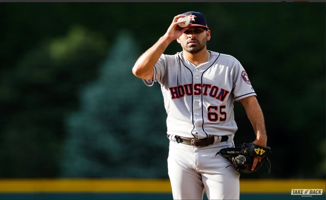 Mexican pitcher José Urquidy - Photo: Taken from the Houston Astros Twitter account
