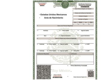 Ya no se pedirá acta de nacimiento actualizada en trámites locales