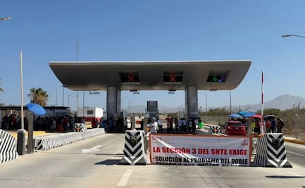 Integrantes de la Sección 3 del SNTE liberan caseta de cuota en Los Cabos; mantienen paro y protestas en BCS