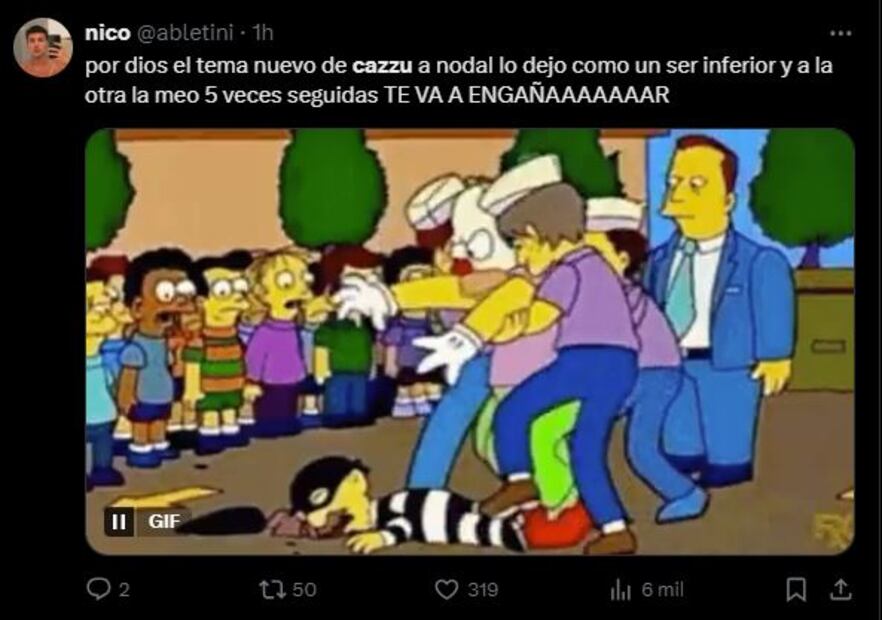 Los mejores memes que dejó "Con otra", nuevo sencillo de Cazzu. Foto: Captura de pantalla