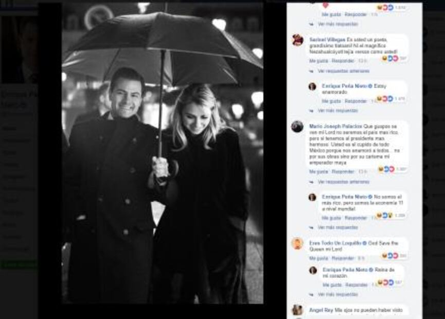 Llama "suegro" a Peña Nieto en Facebook; el Presidente responde