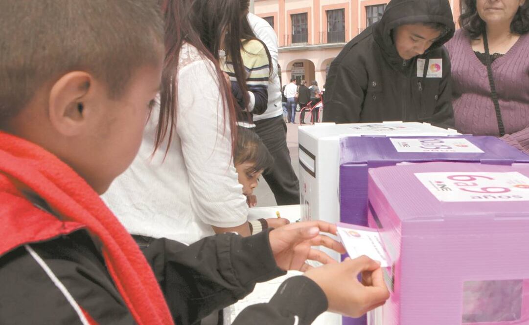 Para la consulta infantil 2021 se instalarán 25 mil casillas. Foto: Archivo/ EL UNIVERSAL.